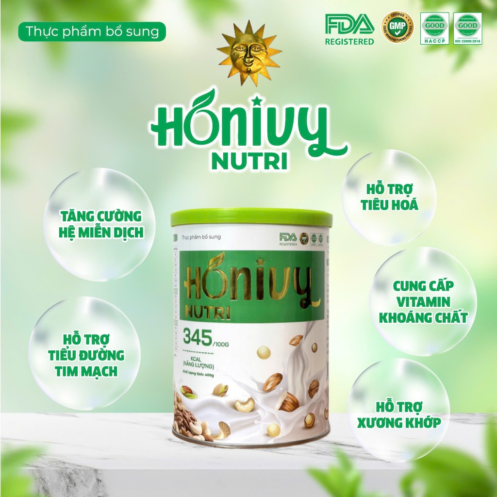 Sữa hạt dinh dưỡng HONIVY 400g