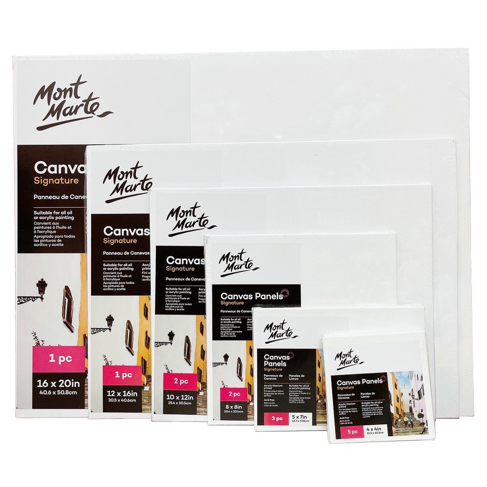 Toan vẽ ép Canvas Mont Marte (Nhiều kích cỡ)