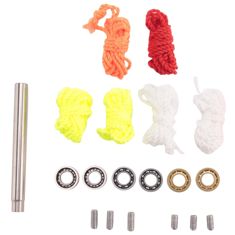 Complete Yoyo Bearing Kit 10 Ball Unresponsive Yoyo Bearing+Yoyo Bearing+Bearing Removal Tool+6Yoyo String+6Yoyo Axles