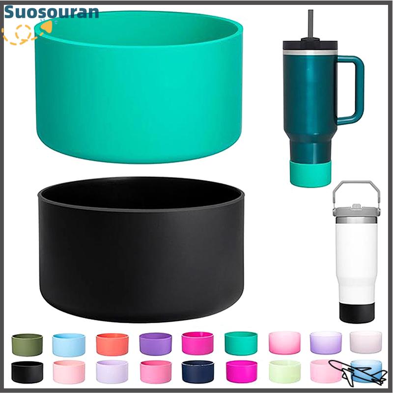 【suosouran】🔥🔥 Silicone khởi động cho Owala chai nước chống trượt dưới Bìa bảo vệ dưới đáy cơ sở bảo vệ Coaster Flask 7.5cm 2.95in - 9