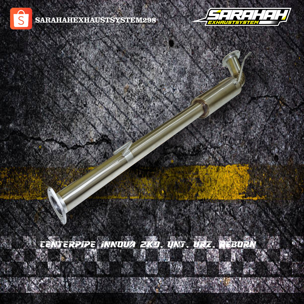 CENTERPIPE INNOVA 2KD, VNT, VRZ, REBORN - SARAHAH EXHAUST Harga 1,140,000 rupiah*Gratis Ongkir