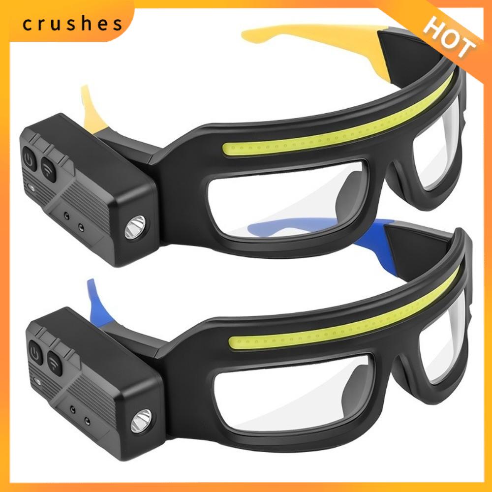 CRUSHES Điều khiển cảm biến sóng Đèn pha không cần dùng tay Đa chức năng 5 chế độ Kính nhẹ Siêu nhẹ USB-C có thể sạc lại Đèn pha LED Đạp xe