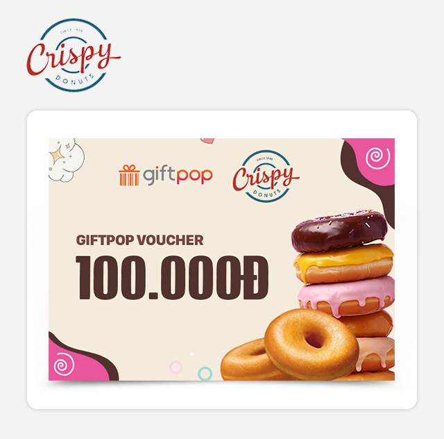 Phiếu quà tặng Crispy Donuts 100K