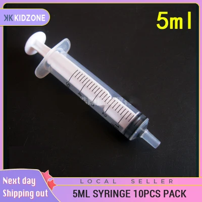 Syringe 5ml 10pcs Luer slip Individual pack
