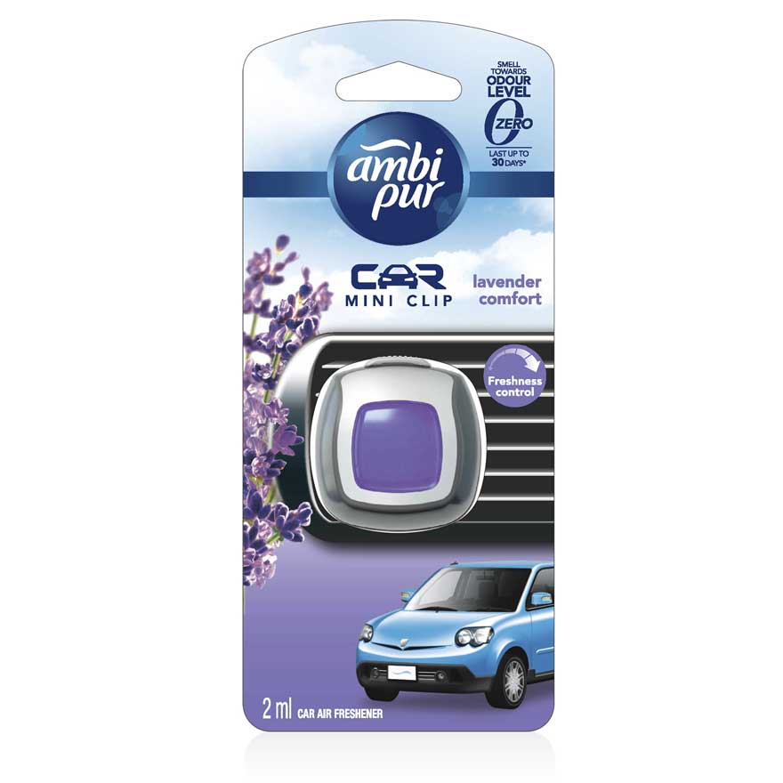 Ambi Pur Car Freshener Gel Relaxing Lavender 75 g (Set of 2 Packets)