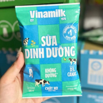 Bịch Sữa Tiệt Trùng Vinamilk 220ml