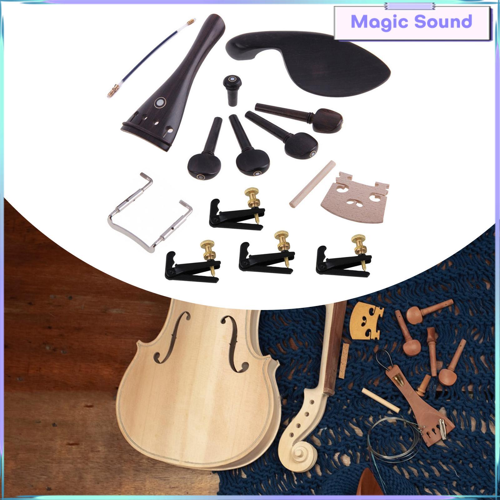 Âm thanh kỳ diệu 4/4 phụ kiện đàn Violin kit thay thế chuyên nghiệp mạnh mẽ chốt vặn điều chỉnh dây đàn