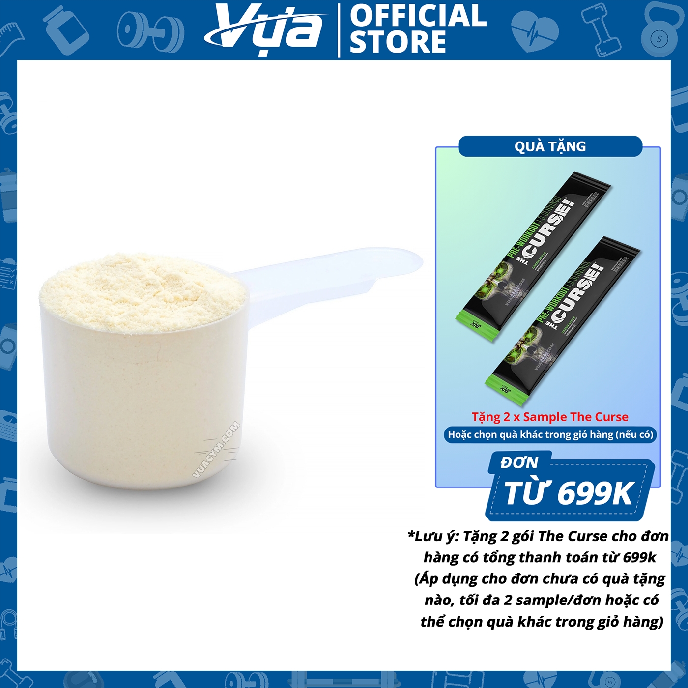 Muỗng Múc bột Whey Protein, muỗng đong định lượng 70ml dành cho Gymer