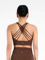 Avant Athletica Flex Weave Bra in Coffee