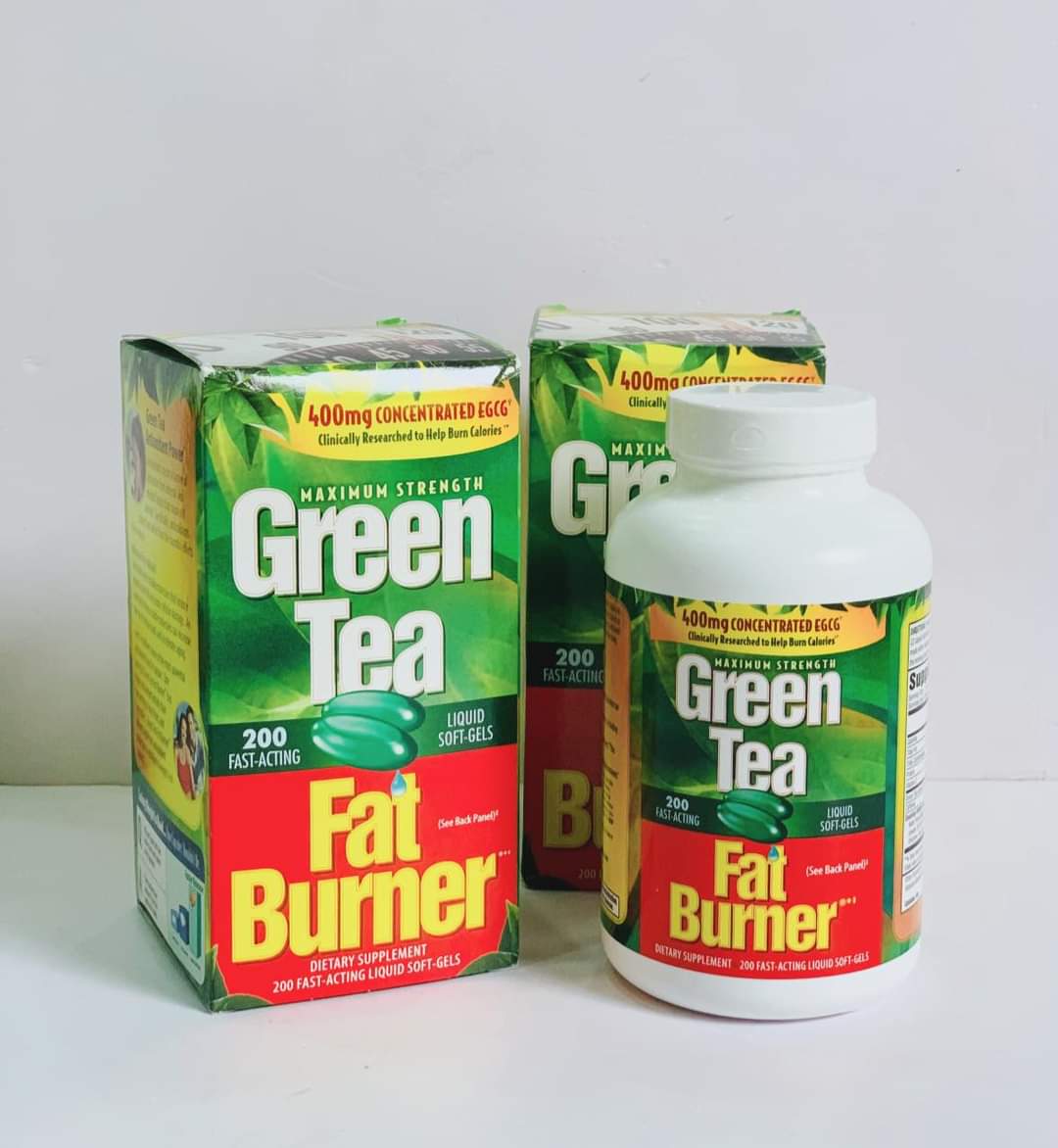 Viên uống giảm cân green tea fat burner trà xanh 200 viên của mỹ Giải