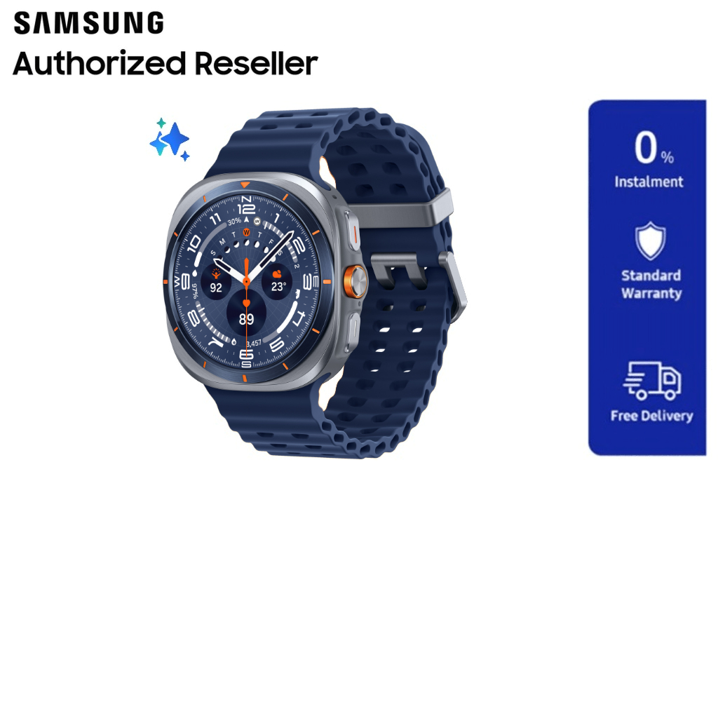 SAMSUNG Galaxy Watch Ultra 2025 (LTE 47mm), Jam Pintar Titanium, Penjejak AI, Kalis Air 10ATM