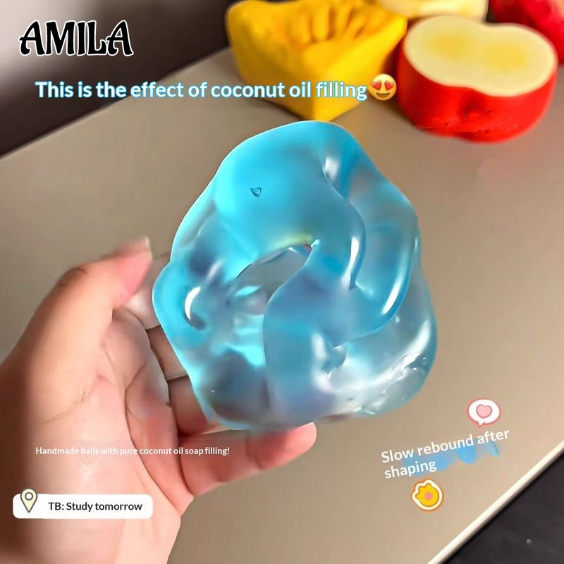 AMILA Stress Relief Squishy Toy with Slow Rebound Effect for Hand Therapy and Sensory Development ราคา 56 บาท*ส่งฟรี