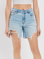 American Eagle กางเกงยีนส์ขาสั้นผู้หญิง 90S BOYFRIEND BERMUDA สี LIGHT WASH - 033-7319-915