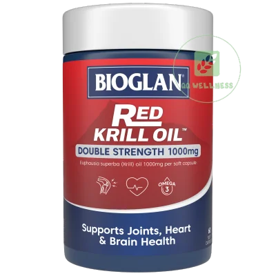 Bioglan Red Krill Oil 1000mg 60 Capsules Exp Nov 2023 [New Packing]