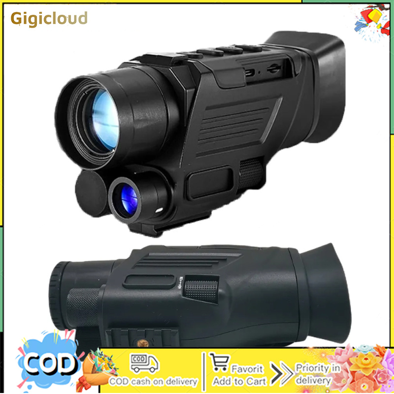 H1-355 Night Vision Monocular Telescope 6X Zoom 2” LCD High Sensitivity COMS Sensor Night Goggles For Hunting Camping ราคา 17,515 บาท*ส่งฟรี