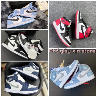 Giày Sneaker Nike Jordan 1 cao cổ các màu hot nhất , Giày thể thao Air Jordan high, Giày JD1 cổ cao nam nữ các màu mới 2022 thumbnail