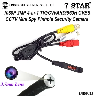 1080P 2MP 4-in-1 TVI/CVI/AHD/960H CVBS CCTV Mini Spy Pinhole Security Camera