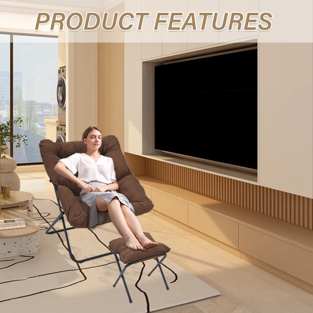 ♠️A.shop.official PULITO เก้าอี้พักผ่อน รุ่นฺ BROWNIE ขนาด 66x70x81 สีน้ำตาล สินค้าในไทย ราคา 1,863 บาท*ส่งฟรี