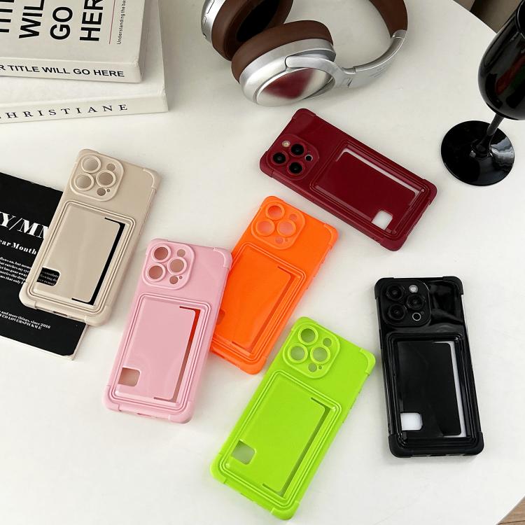 【HZSUNSKY】 Macaron Color Side Card Slot TPU Phone Case For iPhone 11/iPhone 11 Pro Max/iPhone 12/iPhone 12 Pro/iPhone 12 Pro Max/iPhone 13/iPhone 13 Pro/iPhone 13 Pro Max/iPhone 14/iPhone 14 Plus/iPhone 14 Pro/iPhone 14 Pro Max/iPhone 15/iPhone 15 Plu