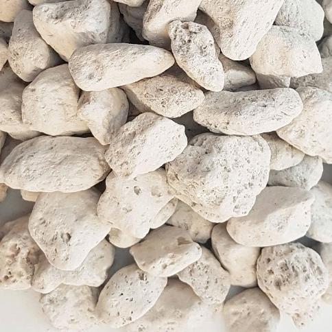 500G Đá Lông Vũ Nham Thạch Trắng TURKEY size CỐI 3 - 5cm – Vật Liệu Lọc Hồ Cá Cảnh, Thủy Sinh