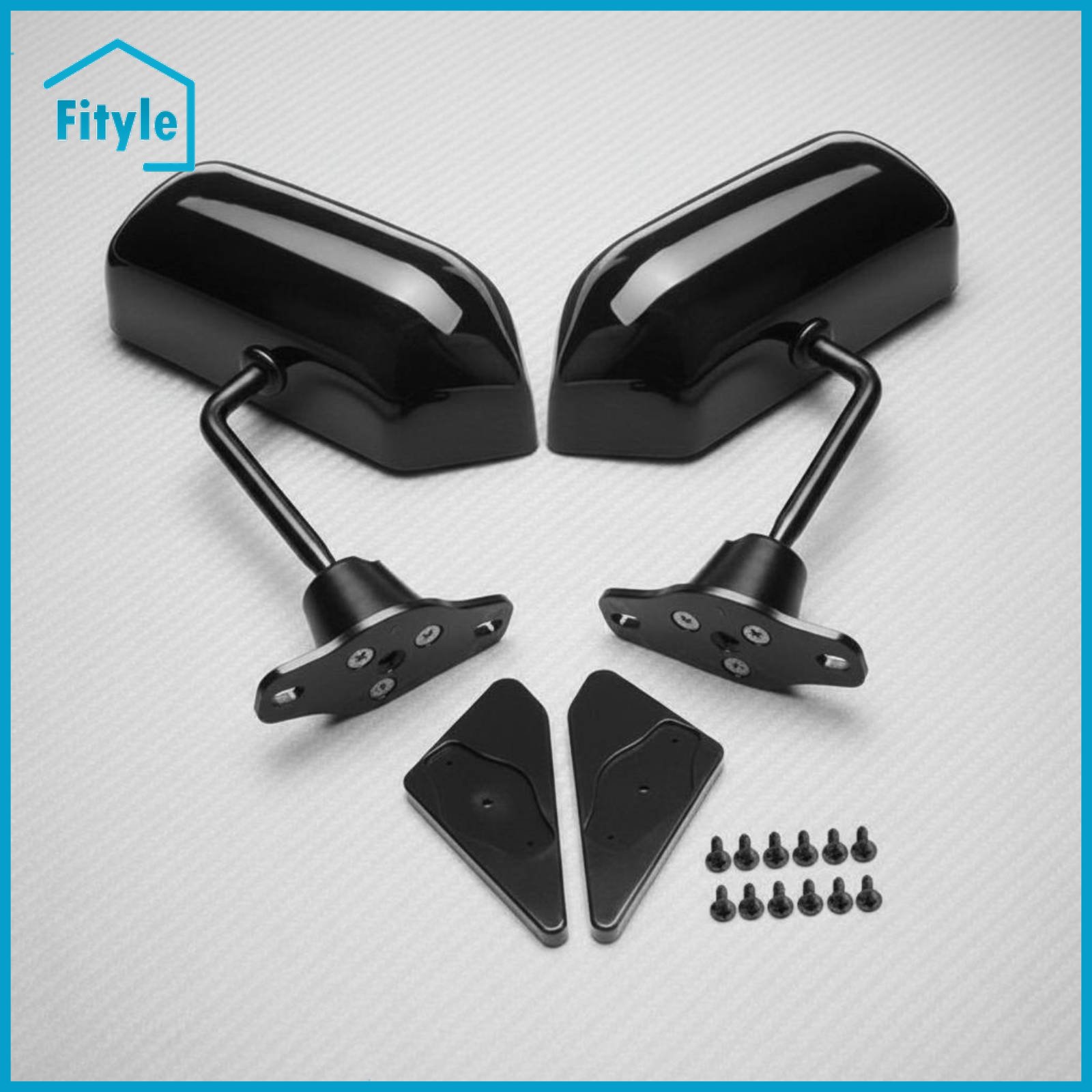 Fityle 2 Pieces Universal Fit Side Mirror Left and Right Pair Retro Racing Mirror for Car Modifiers ราคา 3,118 บาท*ส่งฟรี