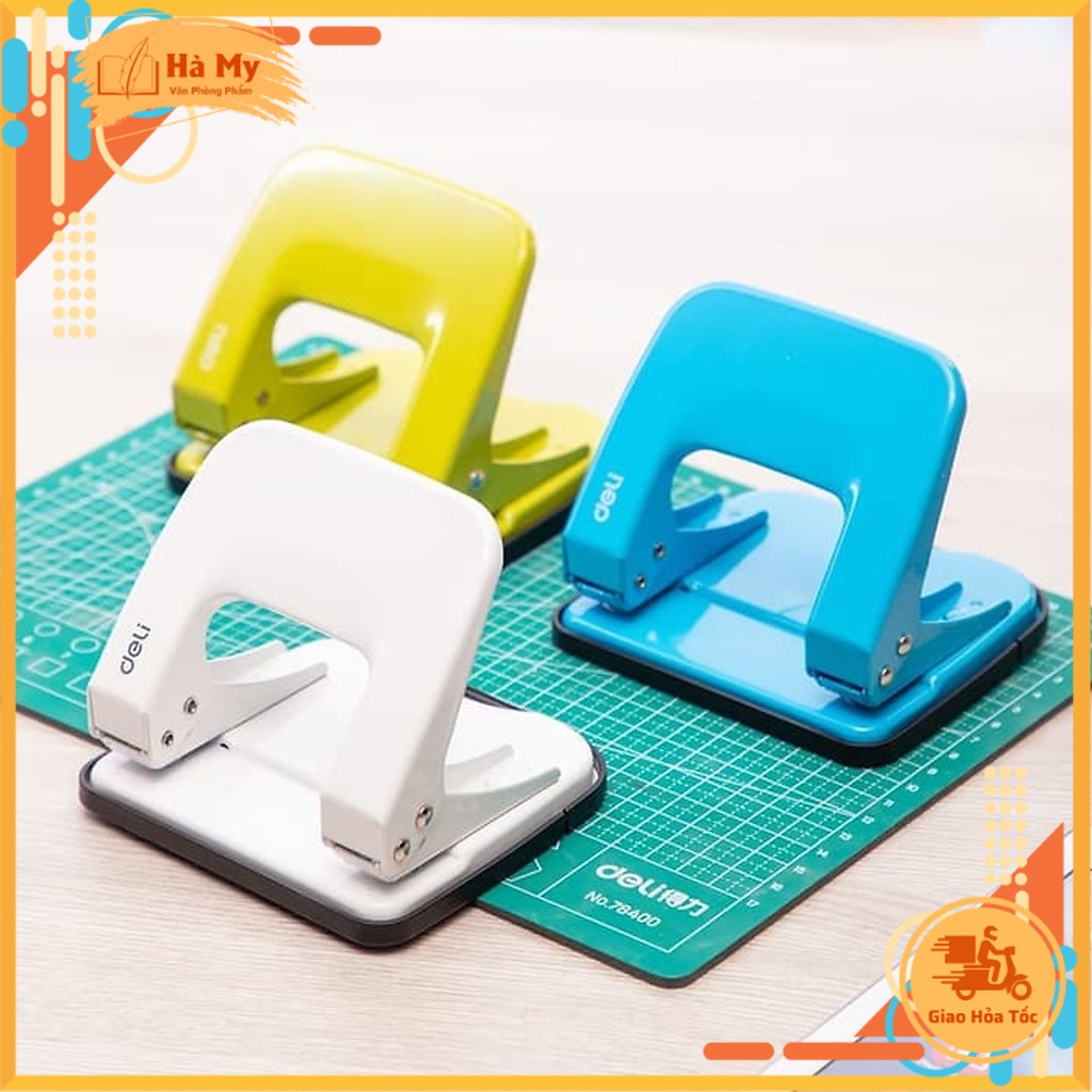 Đục lỗ 20 tờ deli - e0137