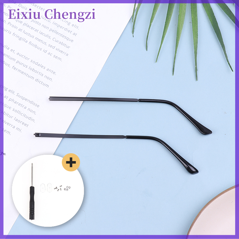 Eixiu 1 cặp kính mát chống trượt phổ công cụ sửa chữa kính phụ kiện thay thế chân kính cánh tay cảnh tượng khung kim loại kính bộ phận