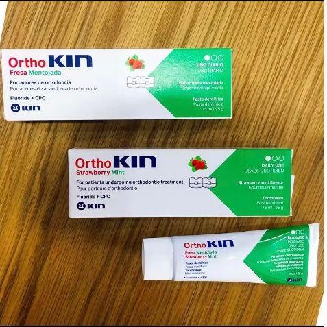 Kem đánh răng cho răng chỉnh nha răng niềng Ortho Kin 75ml - Tây Ban Nha | Marathon Dental