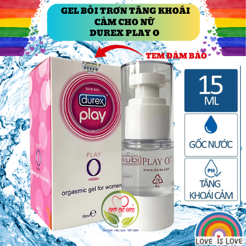 Gel bôi trơn Durex Play O 15 ml se khít âm đạo tăng cường khoái cảm Chính Hãng 