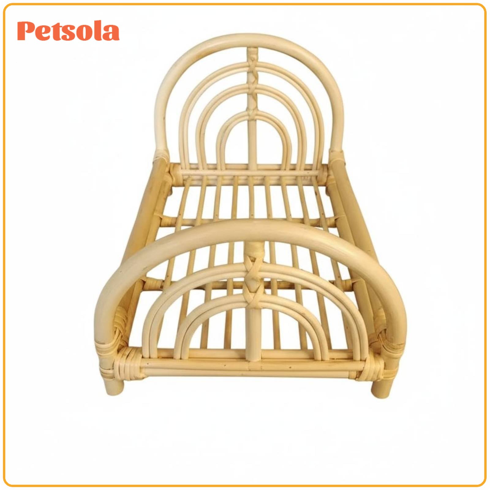 petsola Rattan Newborn Bed Lightweight & Portable Rattan Posing Basket Versatile Styling Woven Newborn Basket Sturdy Construction for Photographers ราคา 3,092 บาท*ส่งฟรี