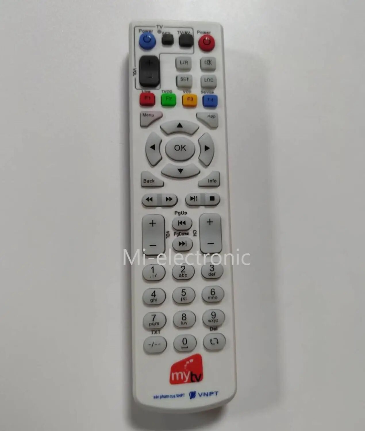 ZTE STB IPTV điều khiển từ xa với 46 phím 46 nút kỹ thuật số MyTV thiết lập Bộ chuyển đổi tín hiệu chức năng học tập cho zxv10 B600 B700 ZTE IPTV/ITV