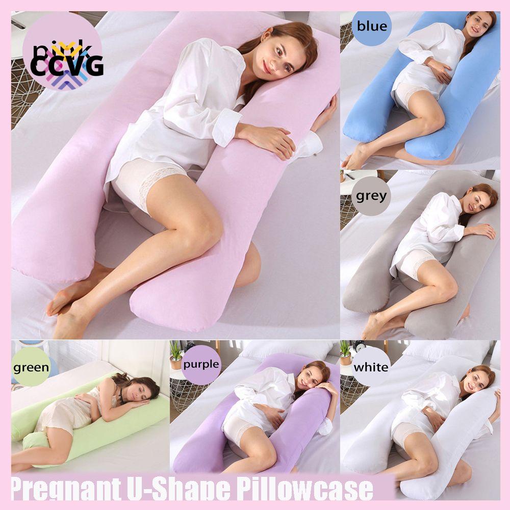 CCVG Trang Chủ Và Sống Mang Thai Gối bà bầu Bìa U Hình Dạng Gối vỏ gối Ngủ Hỗ Trợ