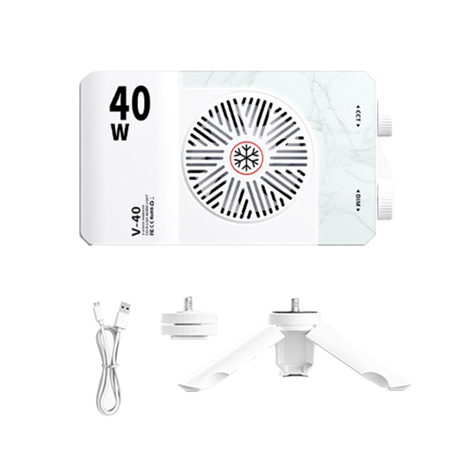 Newmana Cầm Tay đèn chiếu sáng phụ màu trắng ấm đèn LED Xách Tay 40W LED Máy Ảnh đèn chiếu sáng phụ Với Tripod Cho Quay Video Và Nhiếp Ảnh có thể điều chỉnh và sạc được Cầm Tay Điền Đèn