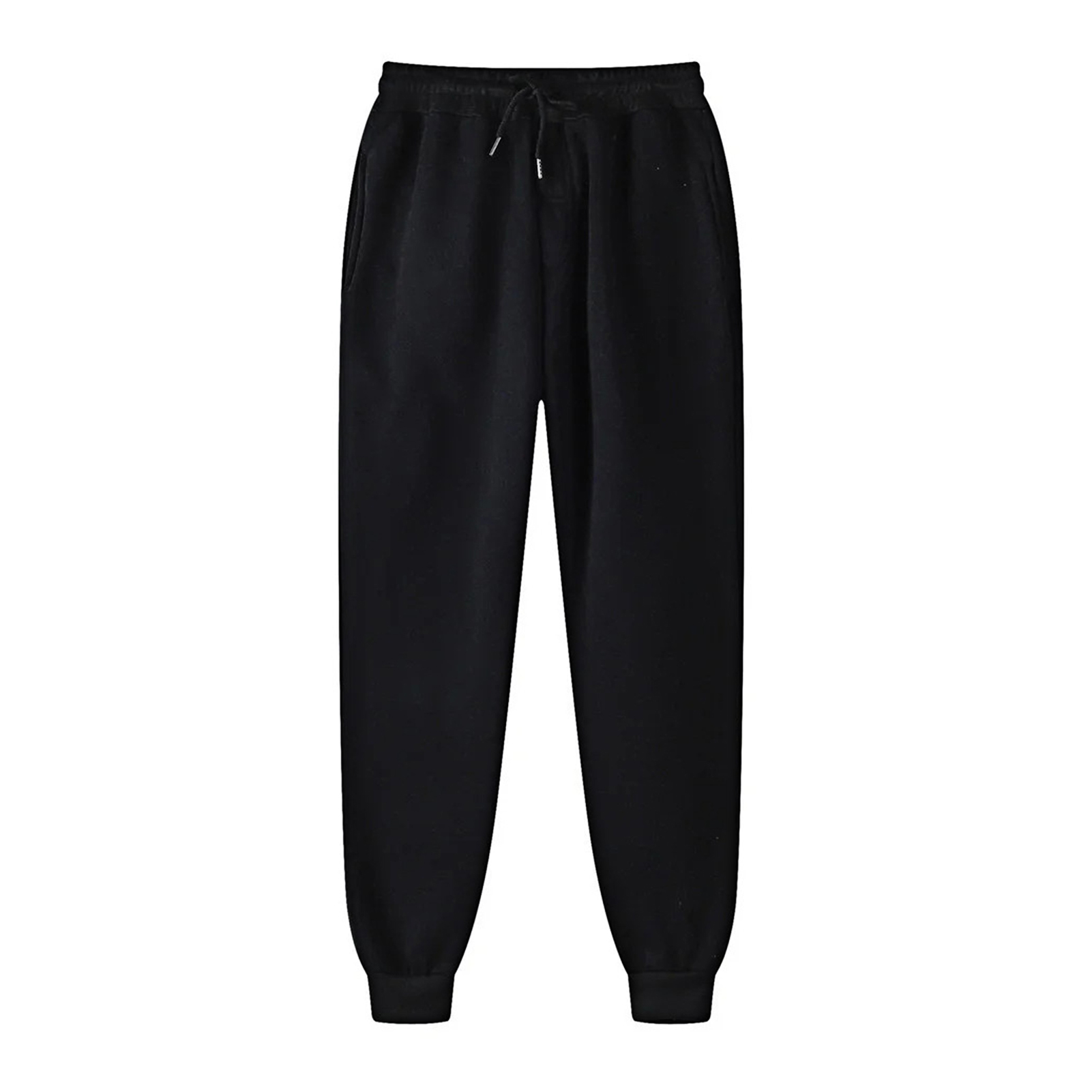 UHH Men Sweatpants Comfortable Men Athletic Trousers Men's Mid-rise Sweatpants with Elastic Waist and Adjustable Drawstring Casual Solid Color Sport Pants with Pockets for Daily Wear – Comfortable