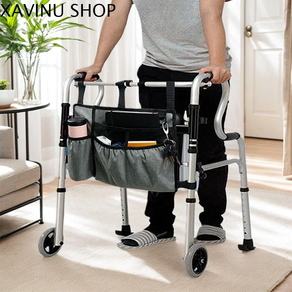 XAVINU Không thấm nước Túi tập đi Gấp Với giá đỡ cốc Giỏ xếp đồ CuộN Nhiều túi Tiết kiệm không gian Túi Xe lăn Người lớn