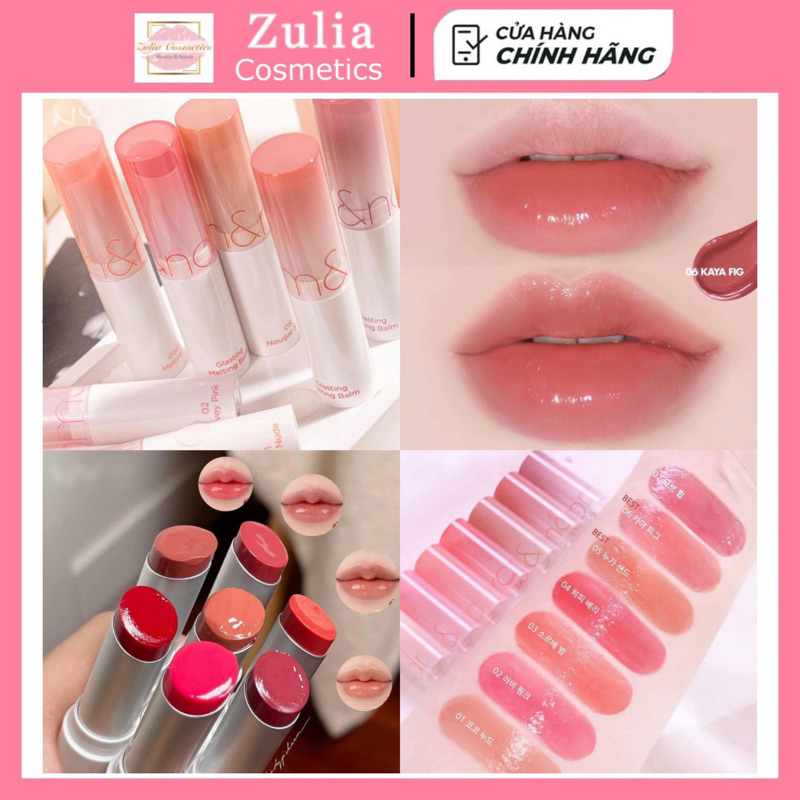 [Thuần Chay] Son thỏi dưỡng có màu Romand Glasting Melting Balm 3.5g màu 01 02 03 04 05 06 07