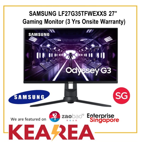 Samsung LF27G35TFWEXXS 27 Gaming Monitor (3 Yrs Onsite Warranty) Singapore