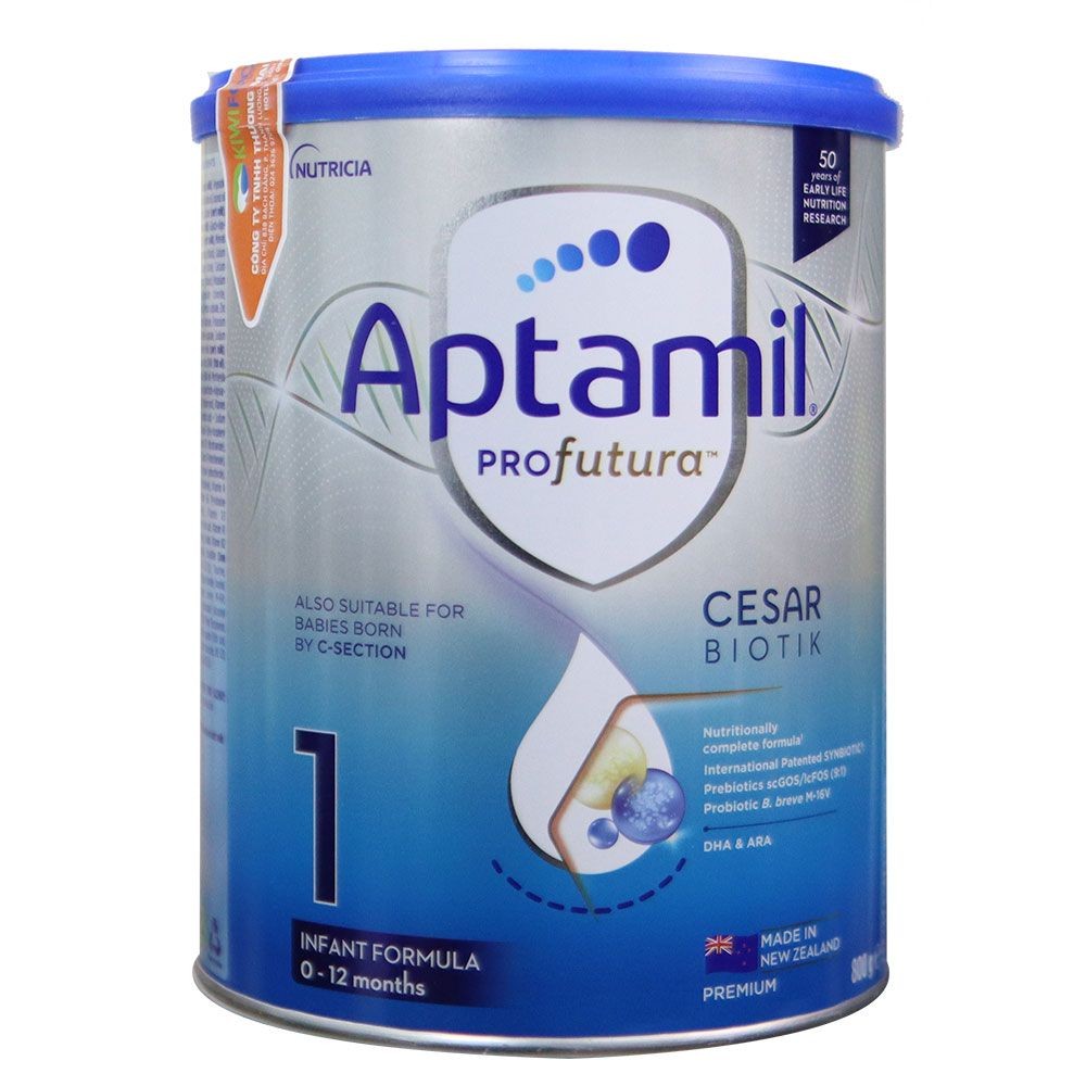 Sữa Aptakid New Zealand số 1-2-3 hộp 900g cho trẻ phát triển toàn diện.