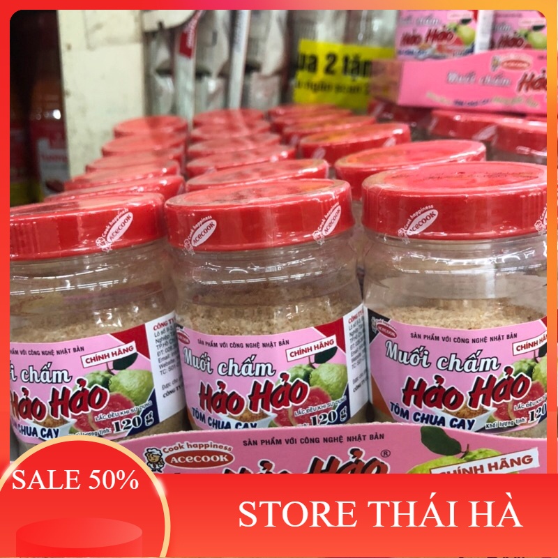 Hũ Muối chấm Hảo Hảo Tôm Chua Cay 120g - Shop SIÊU THỊ LAN CHI