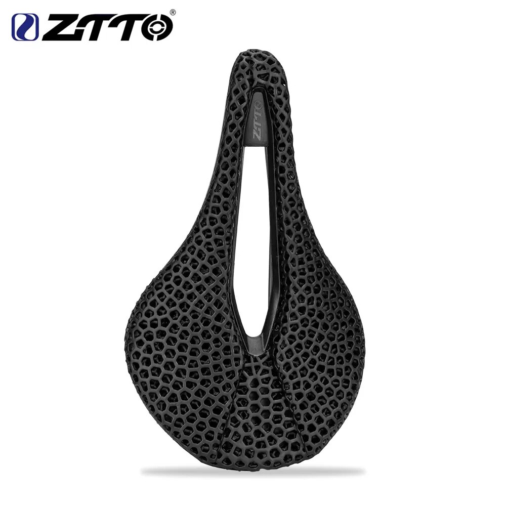 ZTTO Bicycle 3D Printed Saddle Titanium Carbon Rails Ti Power Patented Material Comfortable Road Bike MTB Seat Honeycomb Cushion ราคา 9,921 บาท*ส่งฟรี