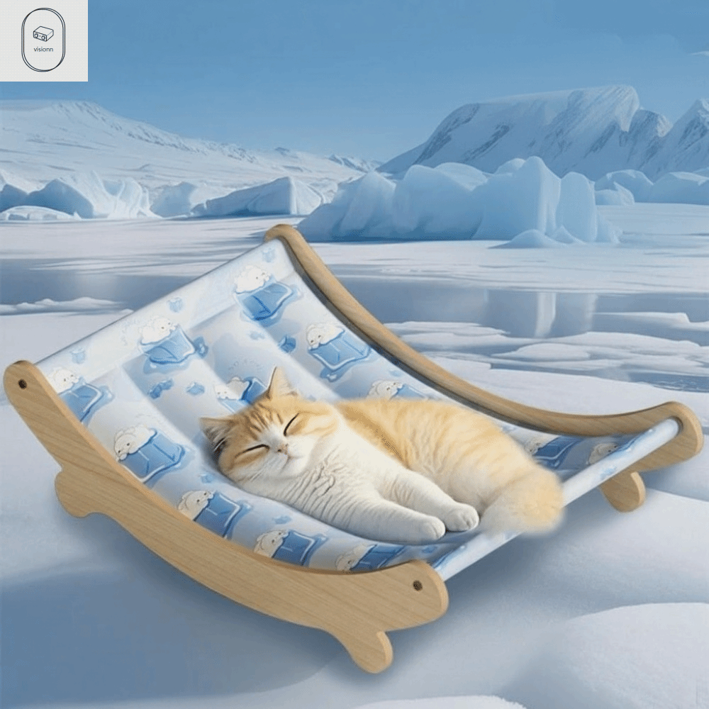 VISIONN Chống thấm nước Ghế thư giãn cho thú cưng Chống ẩm Có thể tháo rời Giường Sofa Cho Mèo Đồ dùng cho thú cưng Thoáng khí Tấm lót làm mát cho thú cưng Phòng khách