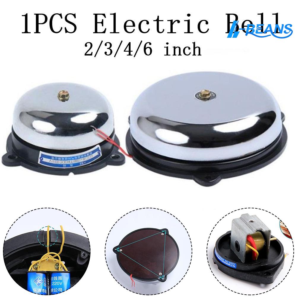 【L-BEANS】 AC220V Traditional Electric Bell for Doorbell Use 2/3/4/6 inch Loud Alarm Bell ราคา 200 บาท*ส่งฟรี