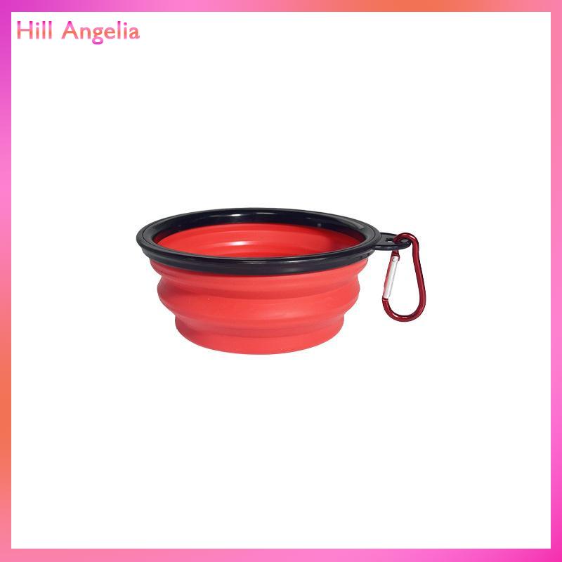 [Hill Angelia] Đóng Mở Mèo Con Chó Vật Nuôi Gấp Silicone Bát Du Lịch Ngoài Trời Xách Tay Con Chó Con Thực Phẩm Container Trung Chuyển Món Ăn Bát Vật Nuôi Nguồn Cung Cấp - 5