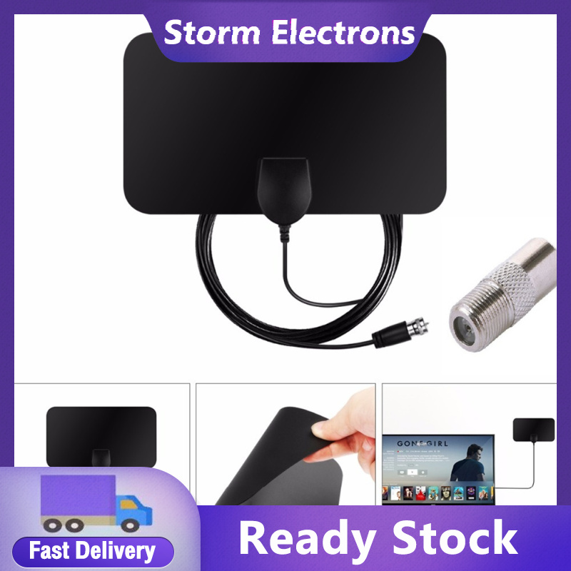 Mini Hd Digital Hdtv Antenna With Adapter Dvb-t2 Receiving Antenna For European American Hdtv ราคา 57 บาท*ส่งฟรี