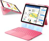 ESR เคสคีย์บอร์ดแบบพับได้ สำหรับ iPad Air 11″ (M4/M3/M2) พร้อมคีย์บอร์ด iPad รุ่นที่ 11 (A16) / รุ่นที่ 10 คีย์บอร์ดแม่เหล็กถอดได้ น้ำหนักเบาเป็นพิเศษ พร้อมโหมดการเขียน/การดู แทร็คแพดที่มีความแม่นยำมากขึ้น