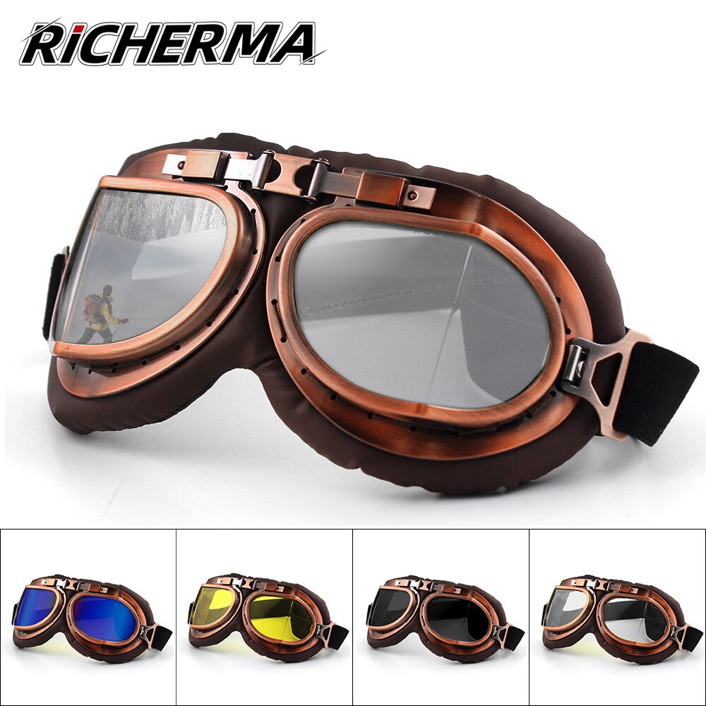 Hoài cổ thời trang Kính đi xe mô tô nữ có thể gập lại Windproof Moto Mũ bảo hiểm kính đi xe cào cào xe mô tô địa hình Xe tay ga r đi xe đạp