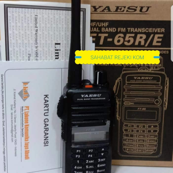 HT YAESU FT 65 DUALBAN VHF & UHF 400 HT YAESU FT-65 NEW Harga  1,905,000 Ringgit*Penghantaran Percuma