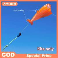 ZMONH 1 chiếc diều bãi biển động vật lớn không có bộ xương trò chơi giải trí ngoài trời dễ bay diều cá voi mềm chống rách