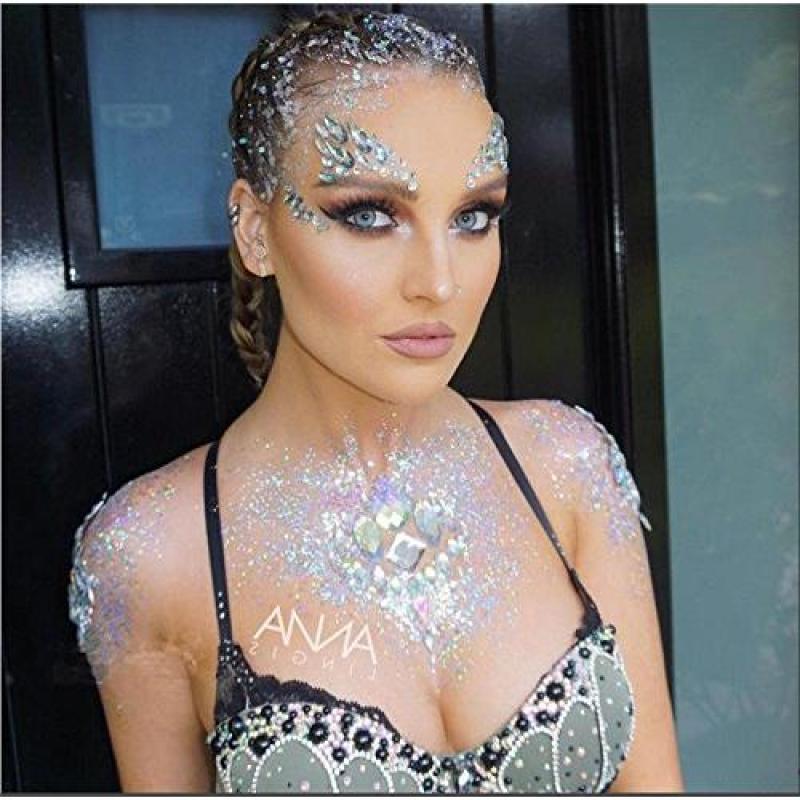 Buy COKOHAPPY 6 Sets Rhinestone Mermaid Face Jewels Tattoo - BODY STICKERS Crystal Tears Gem Stones Bindi Temporary Stickers (Collection 1) Singapore