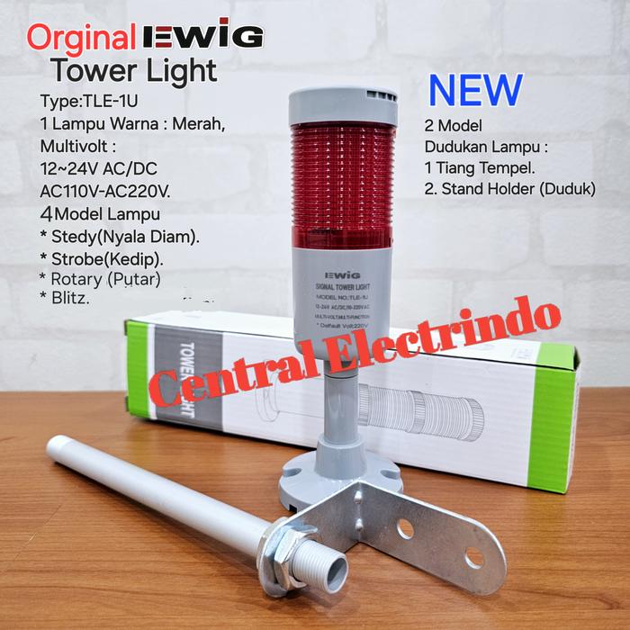 TOWER LIGHT/SIGNAL TOWER/LAMPU MENARA EWIG MULTIVOLT & MODEL TLE-1U. - Elvoir Store Harga 200,000 rupiah*Gratis Ongkir